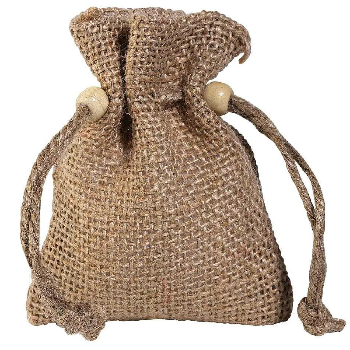 Petit Sac En Jute, 10 Cm, Nature-DecoWoerner Best