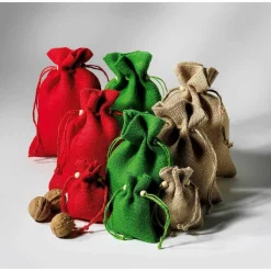 Petit Sac En Jute, 10 Cm, Nature-DecoWoerner Best