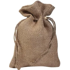 Petit Sac En Jute, 18 Cm, Nature-DecoWoerner Discount