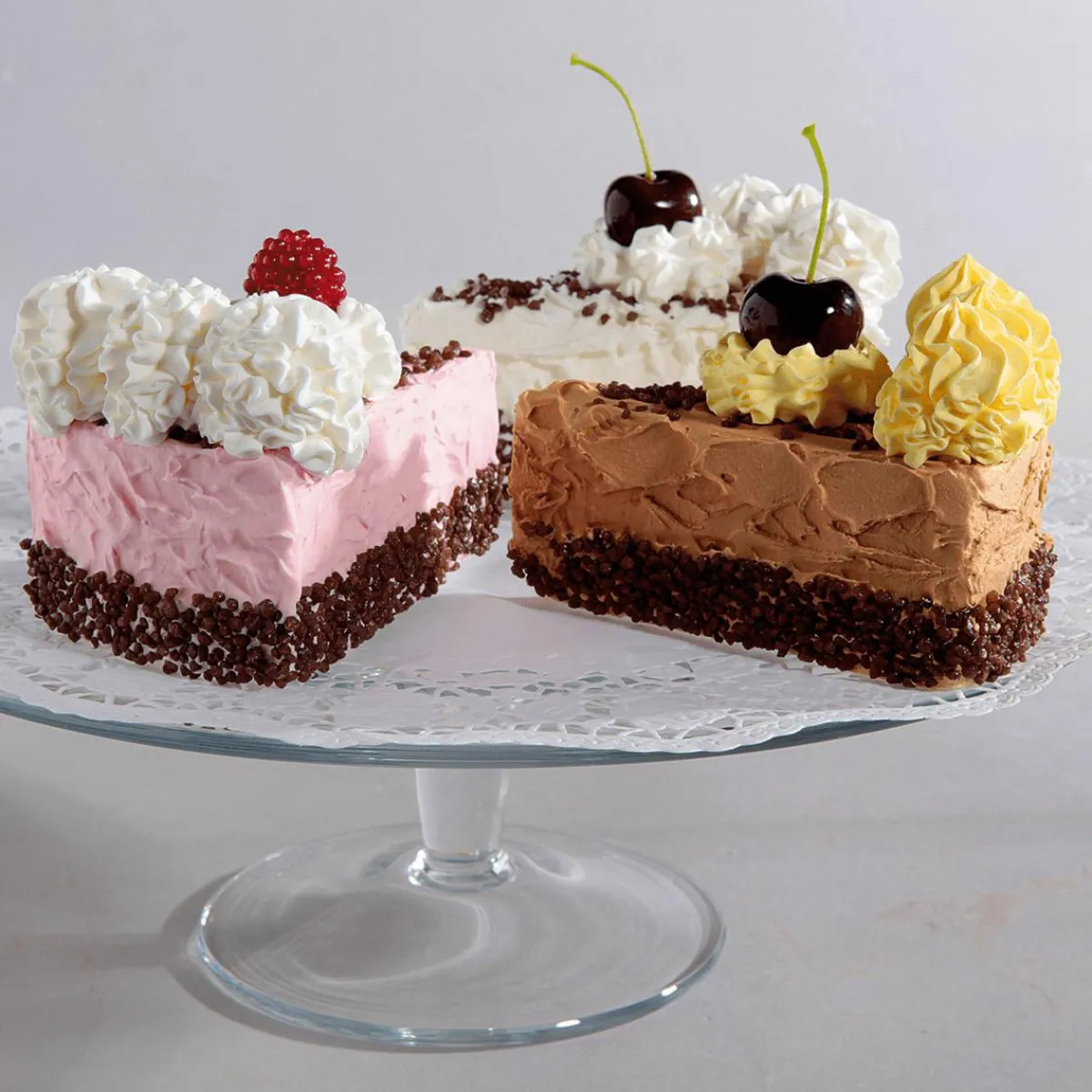Pièces De Gâteau Au Chocolat, Set De 2 Fausses Pièces Alimentaires 12 Cm-DecoWoerner Sale