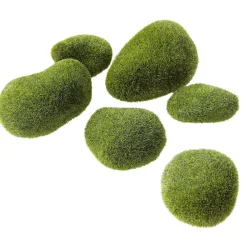 Pierres De Mousse Déco, 6 Pces-DecoWoerner Online
