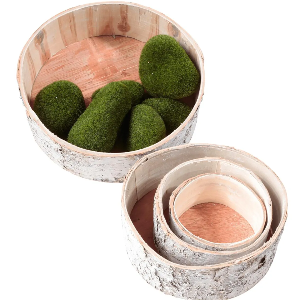 Pierres De Mousse Déco, 6 Pces-DecoWoerner Online