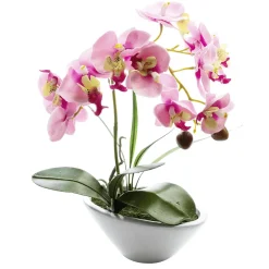 Plante Artificielle Orchidée En Pot , 28 Cm-DecoWoerner Outlet