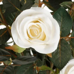 Plante De Rosier Artificielle En Pot 115 Cm-DecoWoerner Discount