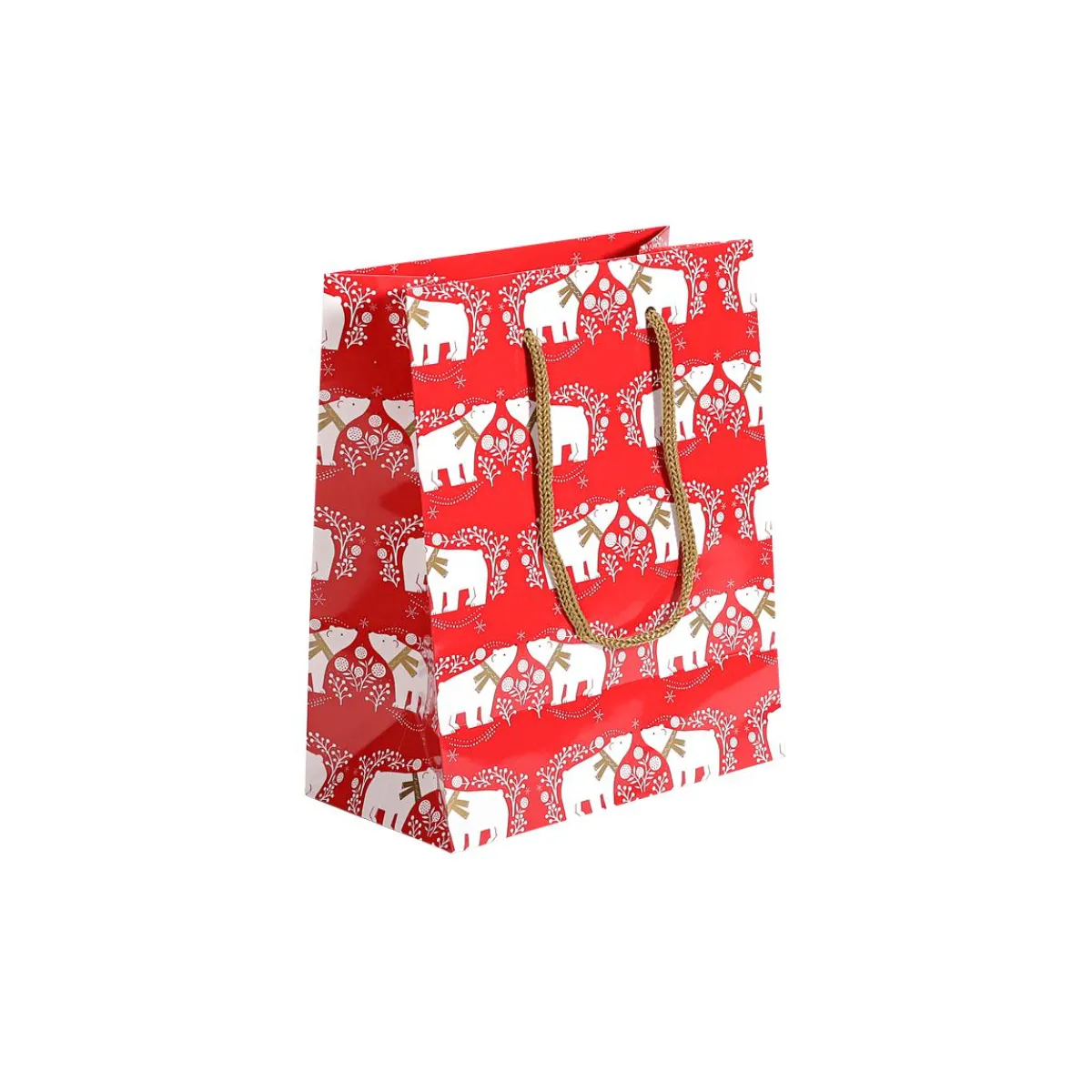 Pochette Cadeau Ours Polaire Paquet De 12 23 X 19 X 10 Cm, 150 Gr/m-DecoWoerner Sale