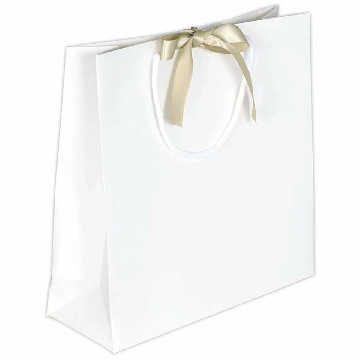 Pochettes Cadeaux, 27,5 X 27,5 Cm, 25 Pièces 200g/m², Avec Noeud En Satin Assorti-DecoWoerner New
