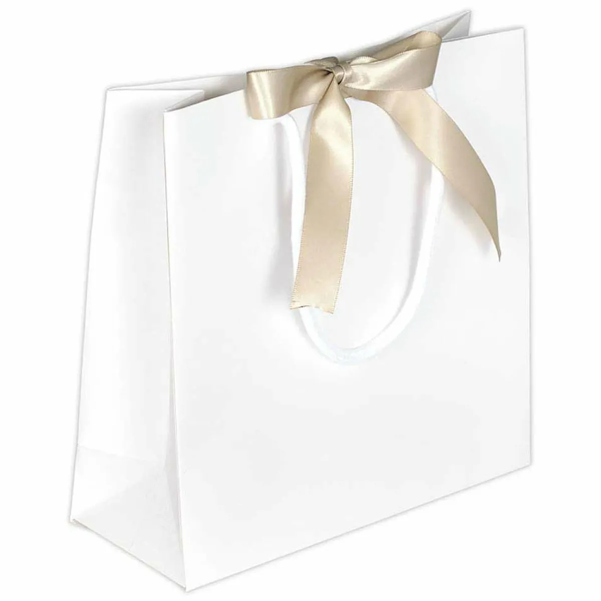 Pochettes Cadeaux, 20 X 20 X 8 Cm 25 Pièces 200 G M² Avec Noeud En Satin Assorti-DecoWoerner Best
