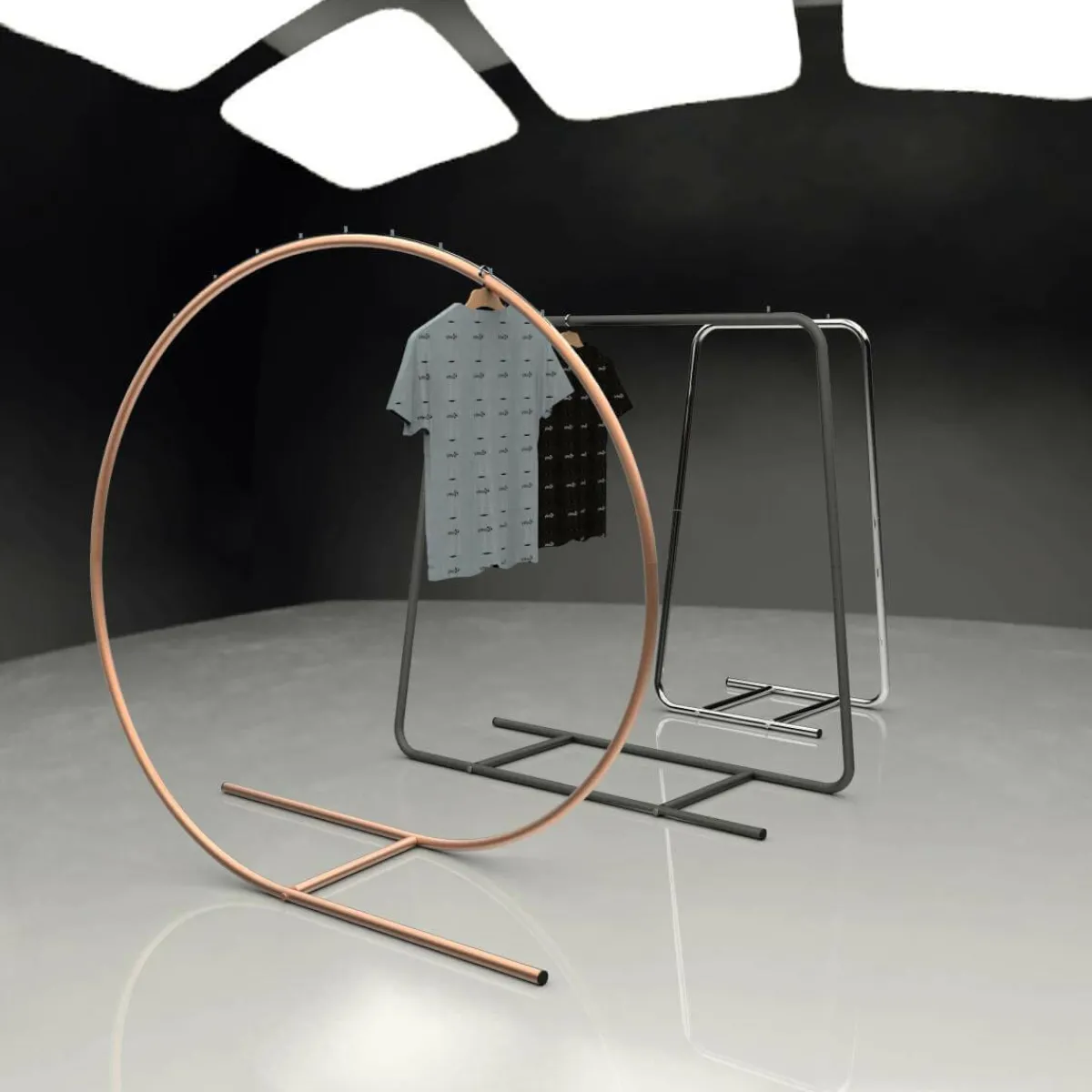 Ptant Pour Zone Centrale Round Ø 160 Cm, Rose-DecoWoerner New