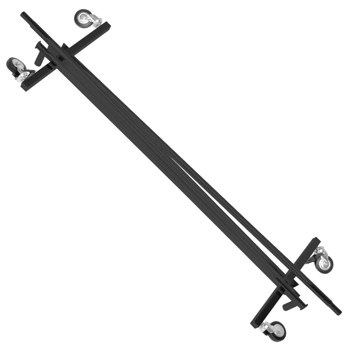 Portant Roulant Pliable Anthracite, Haut. Réglable-DecoWoerner Discount