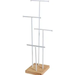 Porte Bijoux, Portant En T 4 Parties, Haut. 50 Cm-DecoWoerner Online