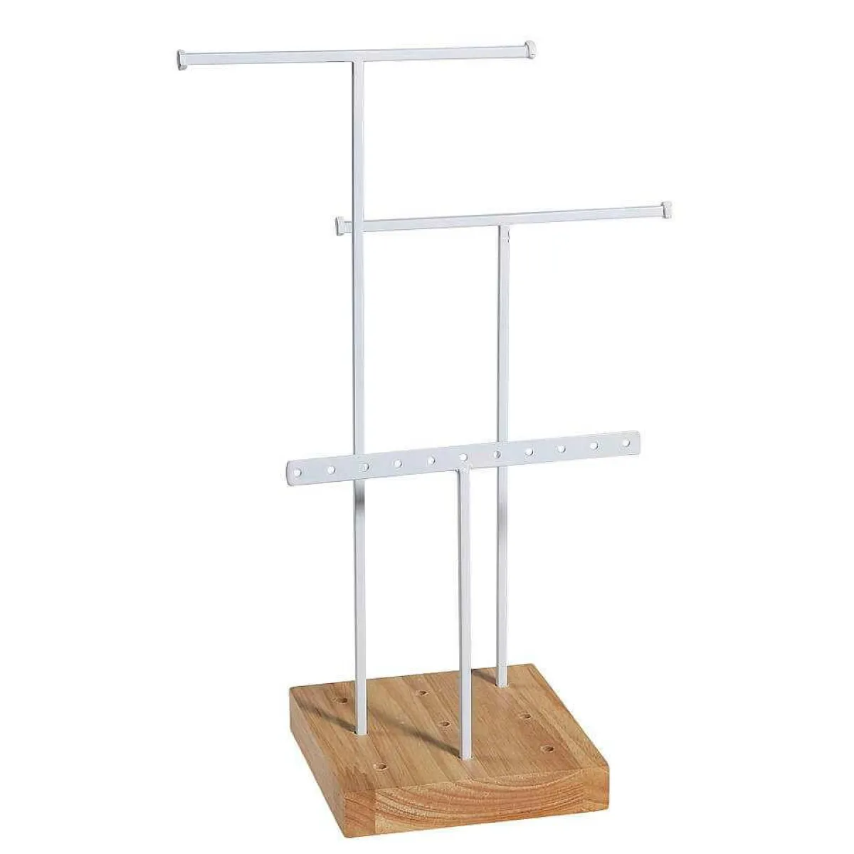 Porte Bijoux, Portant En T 3 Parties, Haut. 28 Cm-DecoWoerner Clearance