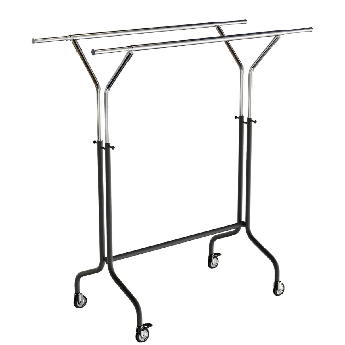 Portemanteau à Roulettes DOUBLE Réglable En Hauteur-DecoWoerner New