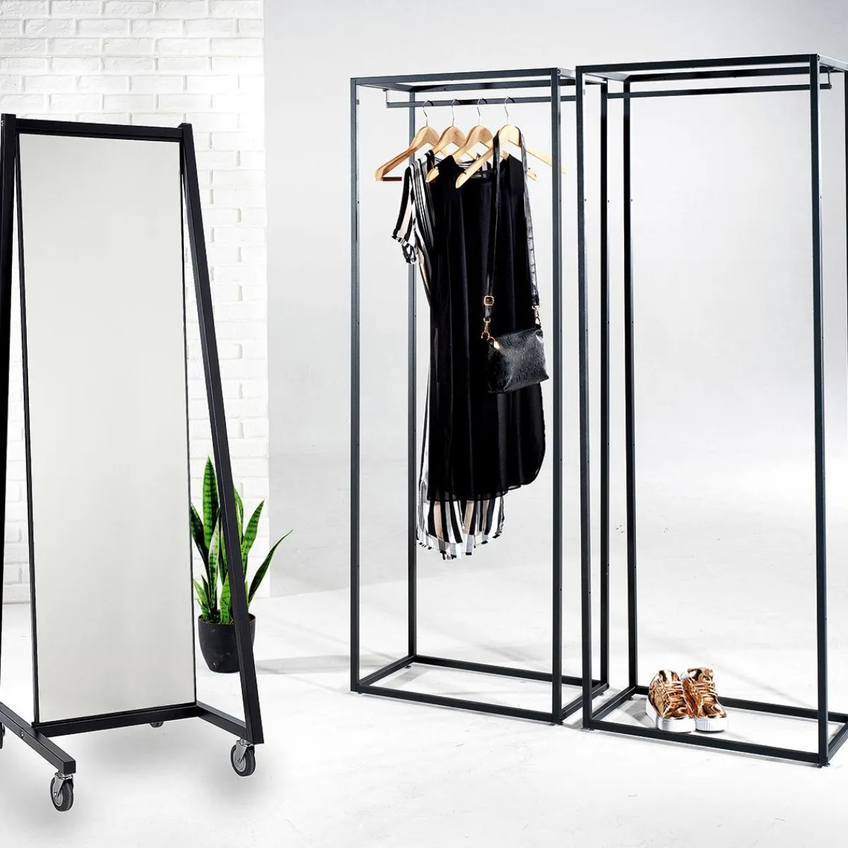 Portemanteau De Pièce Centrale VOGUE, 172 Cm, Cuivre-DecoWoerner Online
