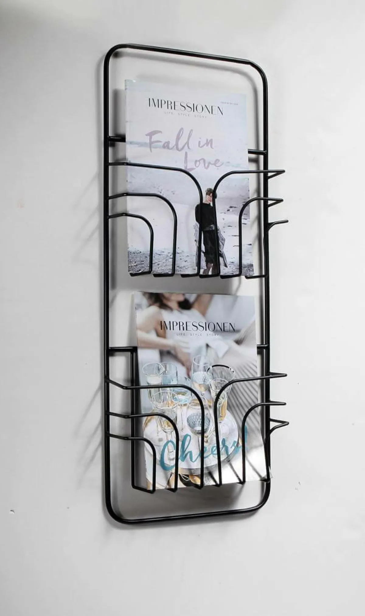 Porte-prospectus Mural, 2 Compartiments, Long. 73 Cm-DecoWoerner Hot