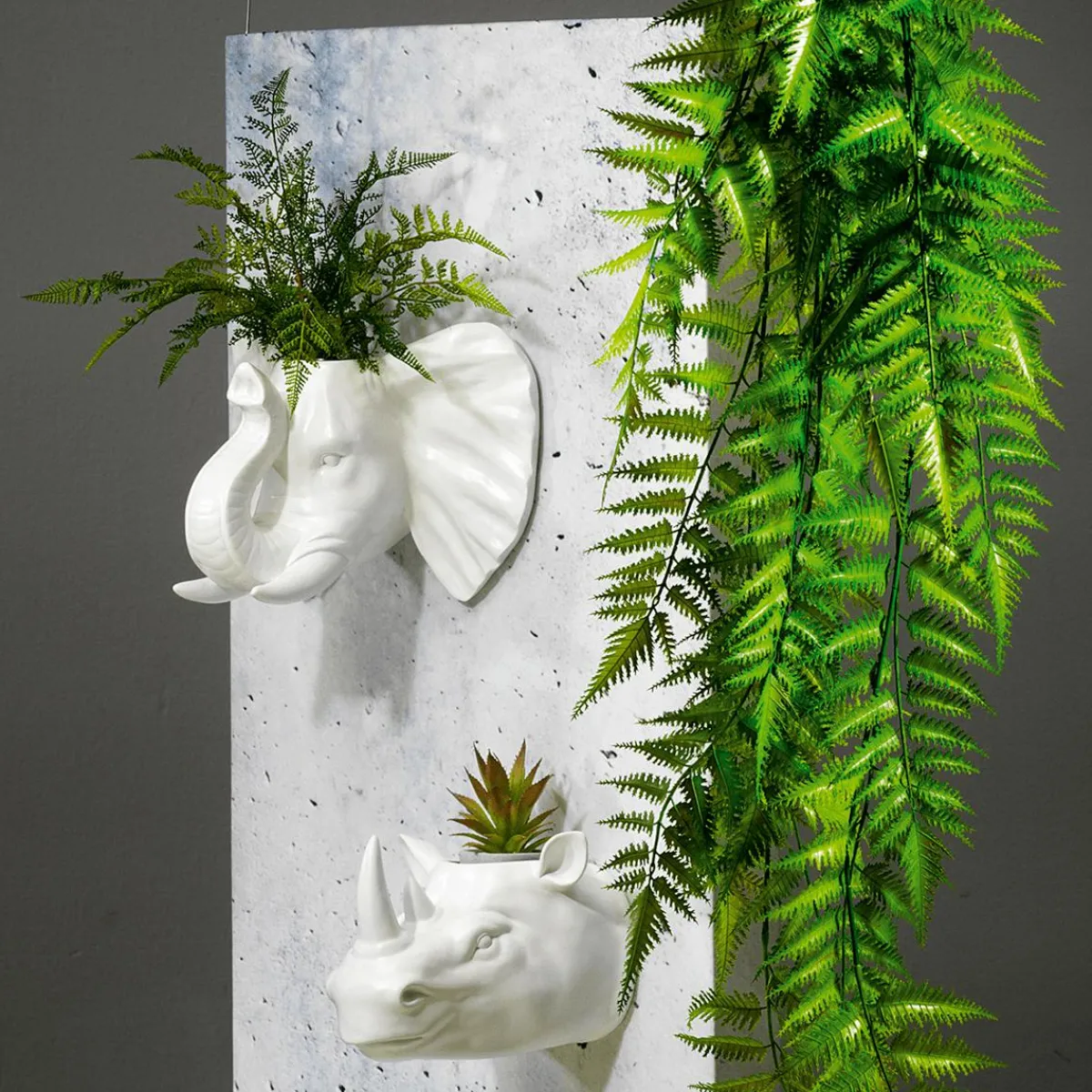 Pot De Fleurs Rhinocéros 20 X 24 Cm-DecoWoerner Online