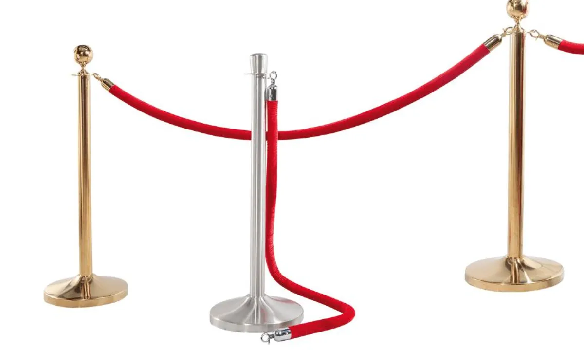 Poteau De Délimitation Pour Système De Guidage De Personnes, Hauteur 94 Cm, Chromé-DecoWoerner Online
