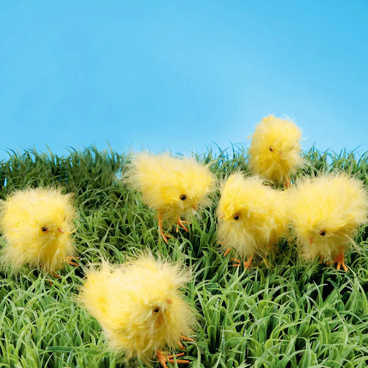 Poussins Déco 9 Cm, 6 Pces-DecoWoerner Outlet