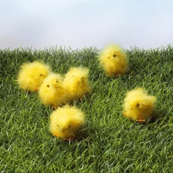 Poussins Déco 9 Cm, 6 Pces-DecoWoerner Outlet