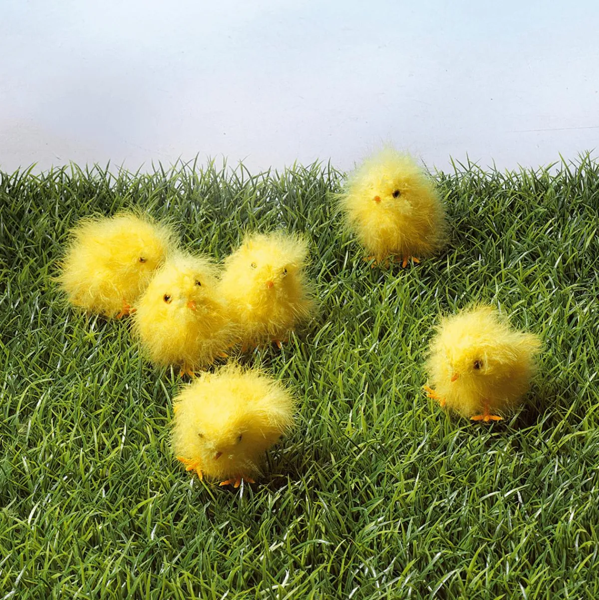 Poussins Déco 9 Cm, 6 Pces-DecoWoerner Outlet