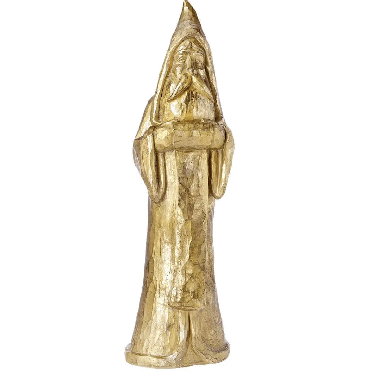 Père Noël Dé Imitation Bois 95 Cm-DecoWoerner Sale
