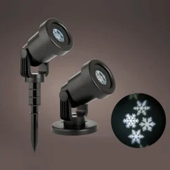 Projecteur LED Flocon De Neige LED Blanc 16 Cm-DecoWoerner Outlet