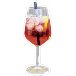 Présentoir à Cocktails Aperol Spritz 20 X 50 Cm-DecoWoerner Best