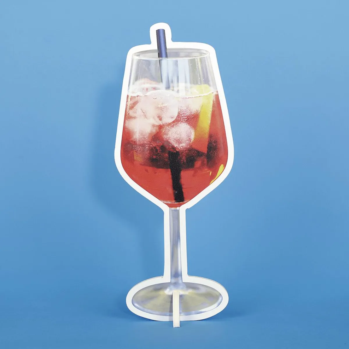 Présentoir à Cocktails Aperol Spritz 20 X 50 Cm-DecoWoerner Best
