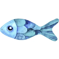 Présentoir à Poissons, , Points Multicolores, 30 X 12 Cm-DecoWoerner Sale
