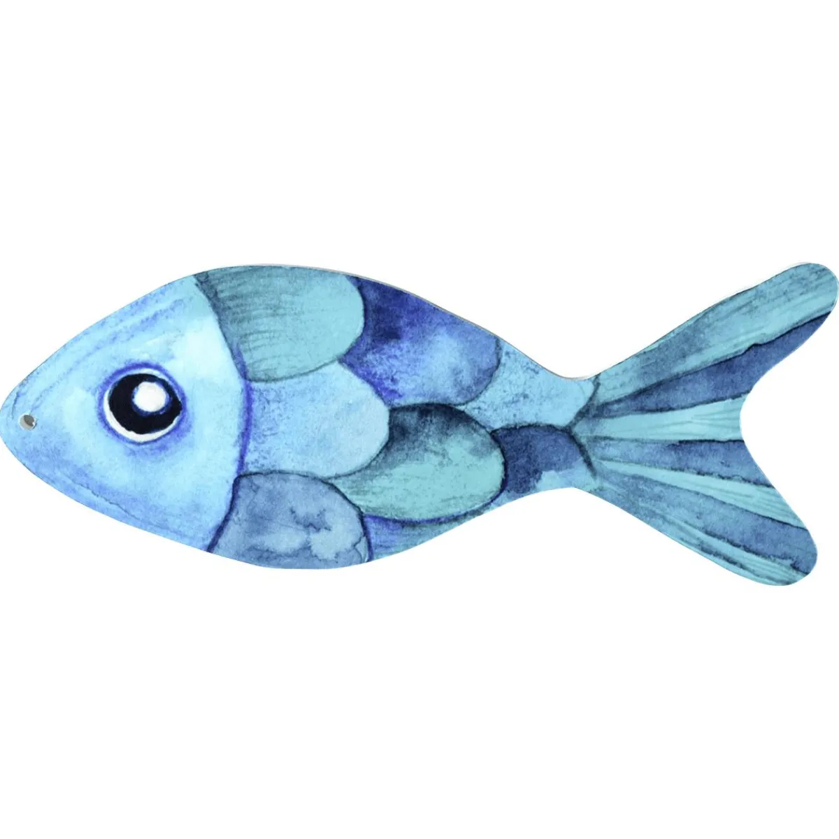 Présentoir à Poissons, , Points Multicolores, 30 X 12 Cm-DecoWoerner Sale