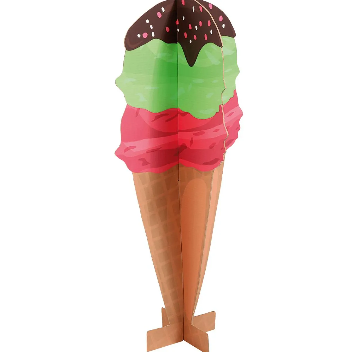 Présentoir Déco Cornet De Glace, Haut. 90 Cm-DecoWoerner Sale