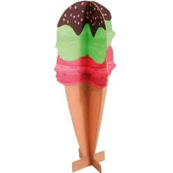 Présentoir Déco Cornet De Glace, Haut. 90 Cm-DecoWoerner Sale