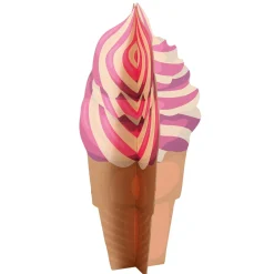 Présentoir Déco Glace à L’italienne, Haut. 75 Cm-DecoWoerner Outlet