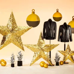 Présentoir De Boules De Noël 35 X 46 Cm Or-DecoWoerner Discount