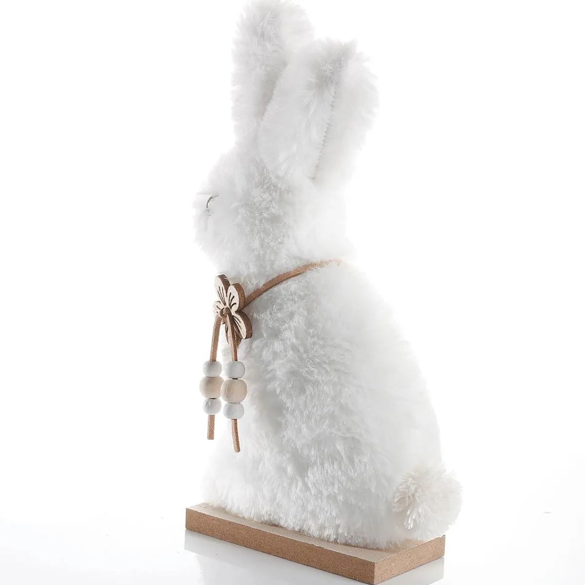 Présentoir De Lapin En Peluche Décoratif, , 21 Cm De Haut-DecoWoerner Discount