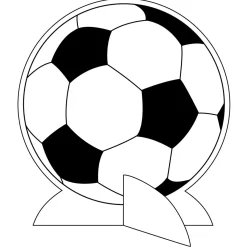Présentoir De Table Football 22 Cm Ø-DecoWoerner Clearance