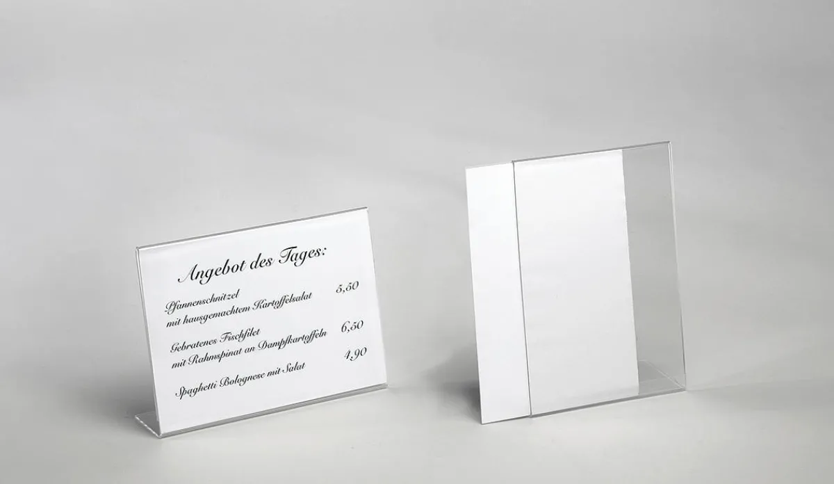 Présentoir De Table, Format A4, Paysage-DecoWoerner Online