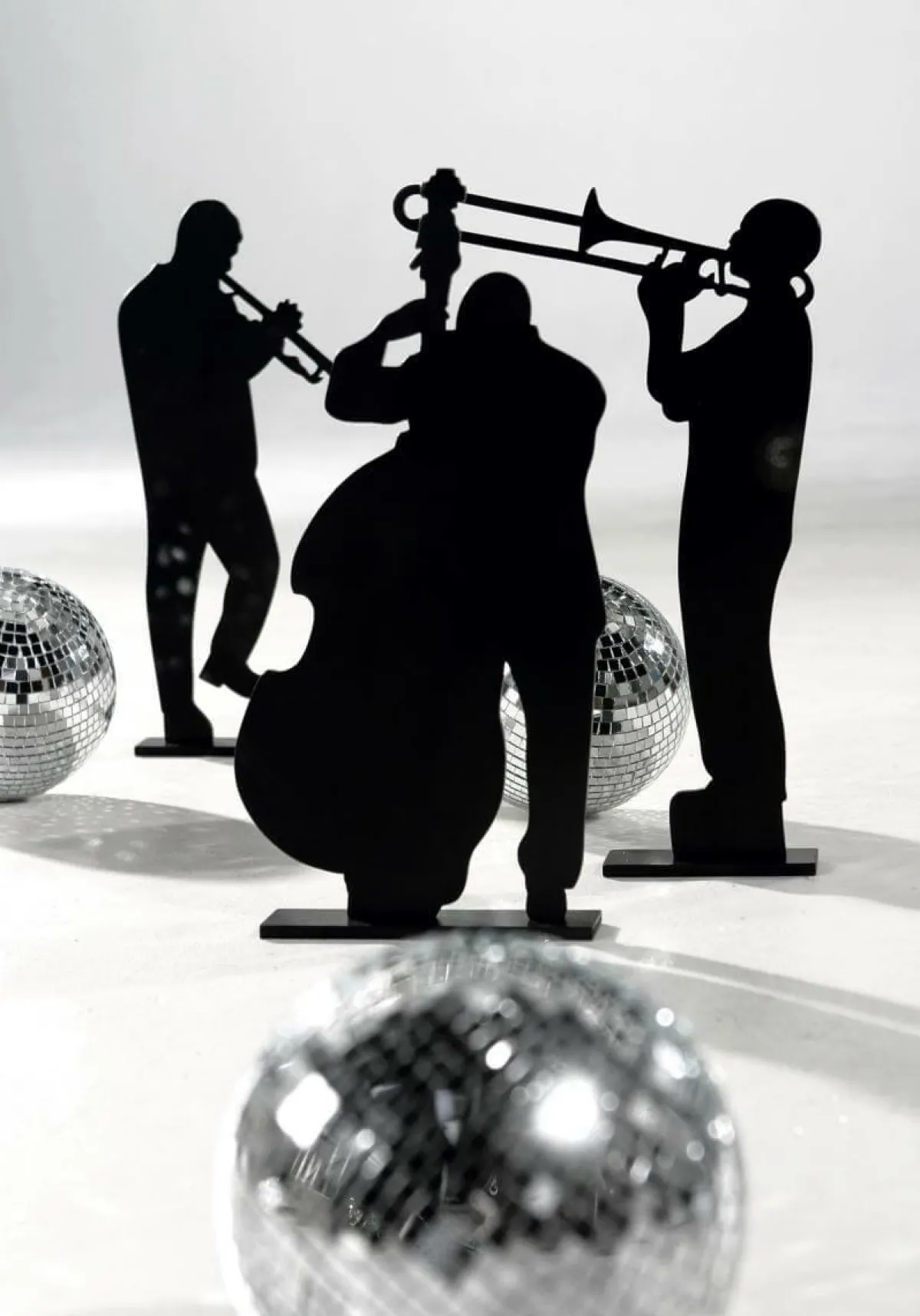 Présentoir En Bois "Musiciens Cubains" 50 Cm-DecoWoerner Online