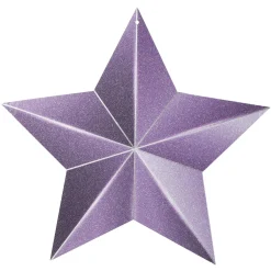 Présentoir En Forme D'étoile, Lilas, Scintillant-DecoWoerner Clearance
