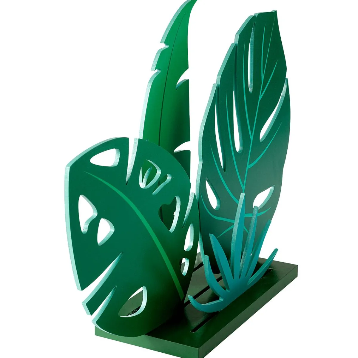 Présentoir Feuille De Jungle En Bois, 57 Cm-DecoWoerner Clearance