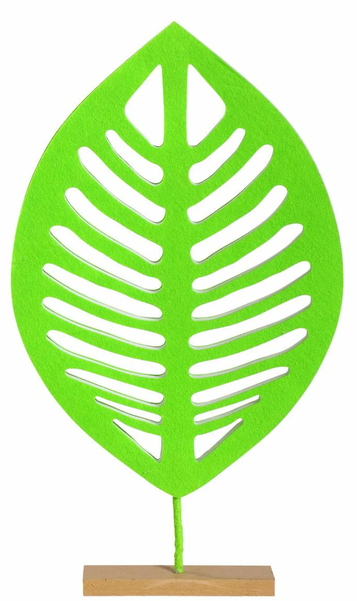 Présentoir Feuille Clair, Haut. 60 Cm-DecoWoerner Online