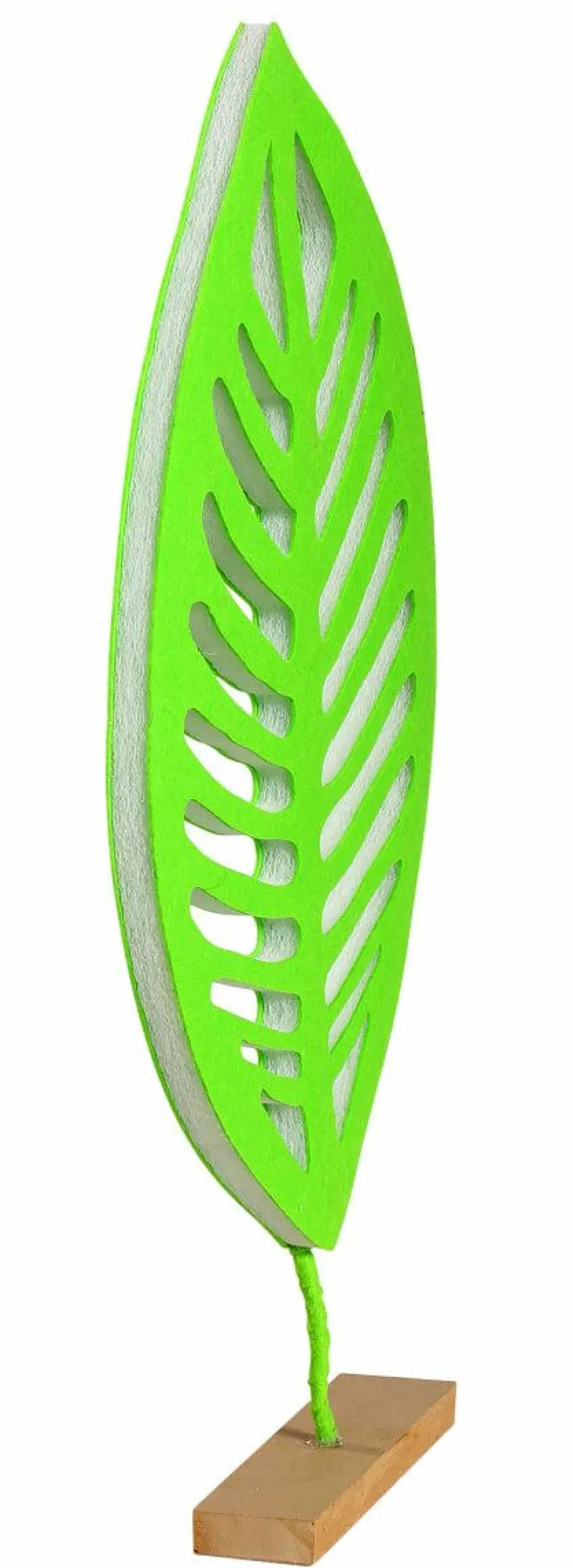 Présentoir Feuille Clair, Haut. 60 Cm-DecoWoerner Online