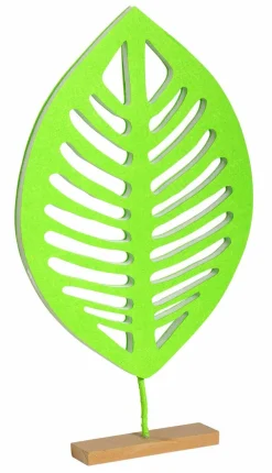Présentoir Feuille Clair, Haut. 60 Cm-DecoWoerner Online