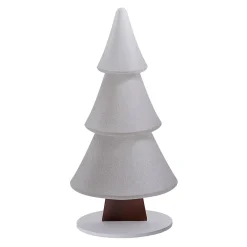 Présentoir Sapin Des Neiges Avec Paillettes 34 X 69 Cm Argent-DecoWoerner Outlet