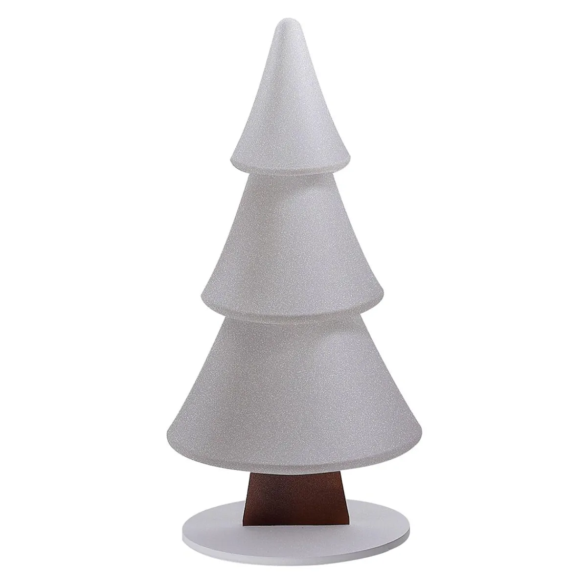 Présentoir Sapin Des Neiges Avec Paillettes 34 X 69 Cm Argent-DecoWoerner Outlet
