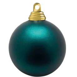 Pétrole, Boule De Noël Matte En Plastique Ignifugé, 20 Cm Ø - Par Pièce-DecoWoerner Best