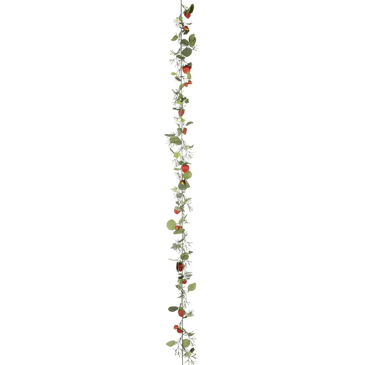 Rameau De Fraises Artificiel Avec Fruits 180 Cm-DecoWoerner Online