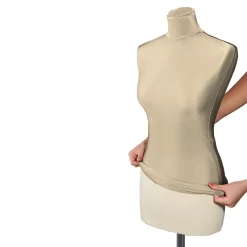 Revêtement De Rechange Pour Buste De Tailleur Femme, Long. 65 Cm, écru-DecoWoerner Discount