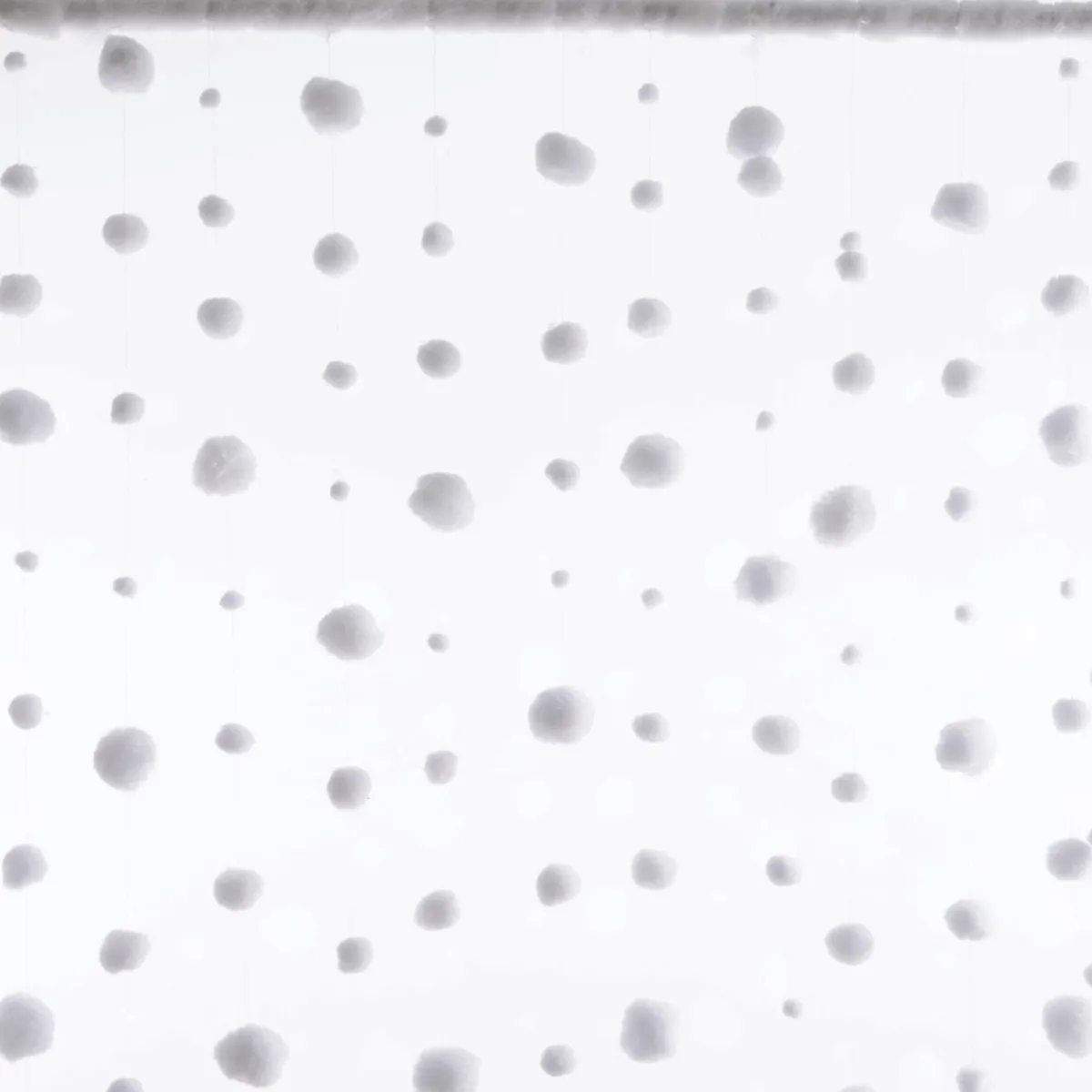 Rideau Boule De Neige Décoratif 200 X 90 Cm-DecoWoerner