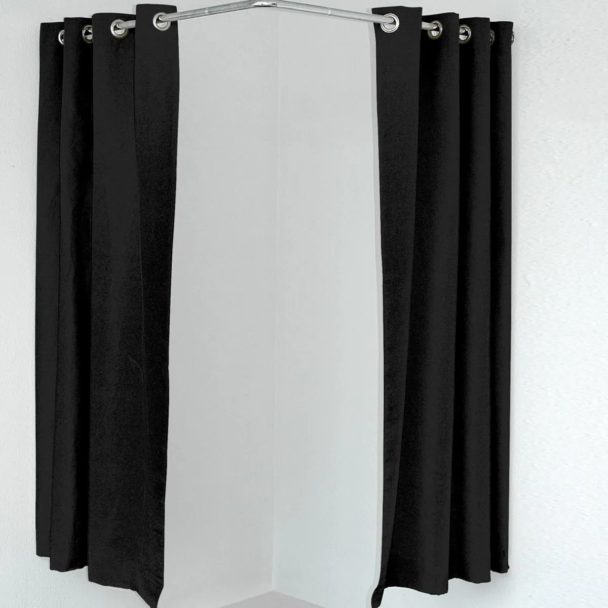 Rideau De Cabine D'angle, Longueur 200 Cm,-DecoWoerner