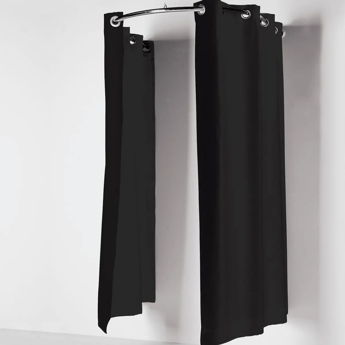 Rideau De Cabine En Demi-cercle, Longueur 200 Cm,-DecoWoerner Best